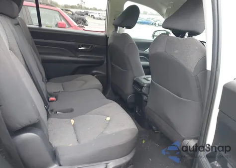 2025 Toyota Grand Highlander Le из США, поврежденный, VIN 5TDAAAA54SS025792